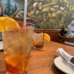 Great Outdoors Supper Club - Brandy old fashioned sweet and a PB &J old fashioned