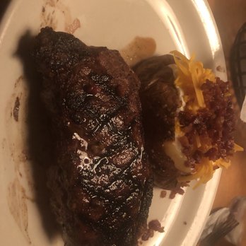 Texas Roadhouse - New York Strip and Loaded Baked Potato - Steakhouses Near Me - Grove City, Ohio Texas Roadhouse - New York Strip and Loaded Baked Potato - Steakhouses Near Me - Grove City, Ohio