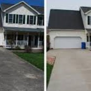 Stone Pros - Drive way cleaning before and after - Pressure Washers Near Me