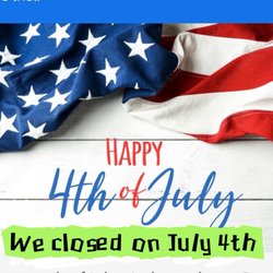 Closed on July 4th