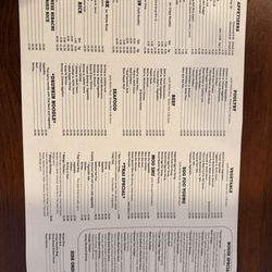 Tin Chi House - Updated menu September 2026