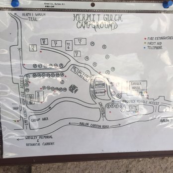 Hermit Gulch Campground - Campground map - Campgrounds Near Me - Avalon, California