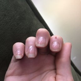 Just got these done yesterday , cuticles already looking bad .