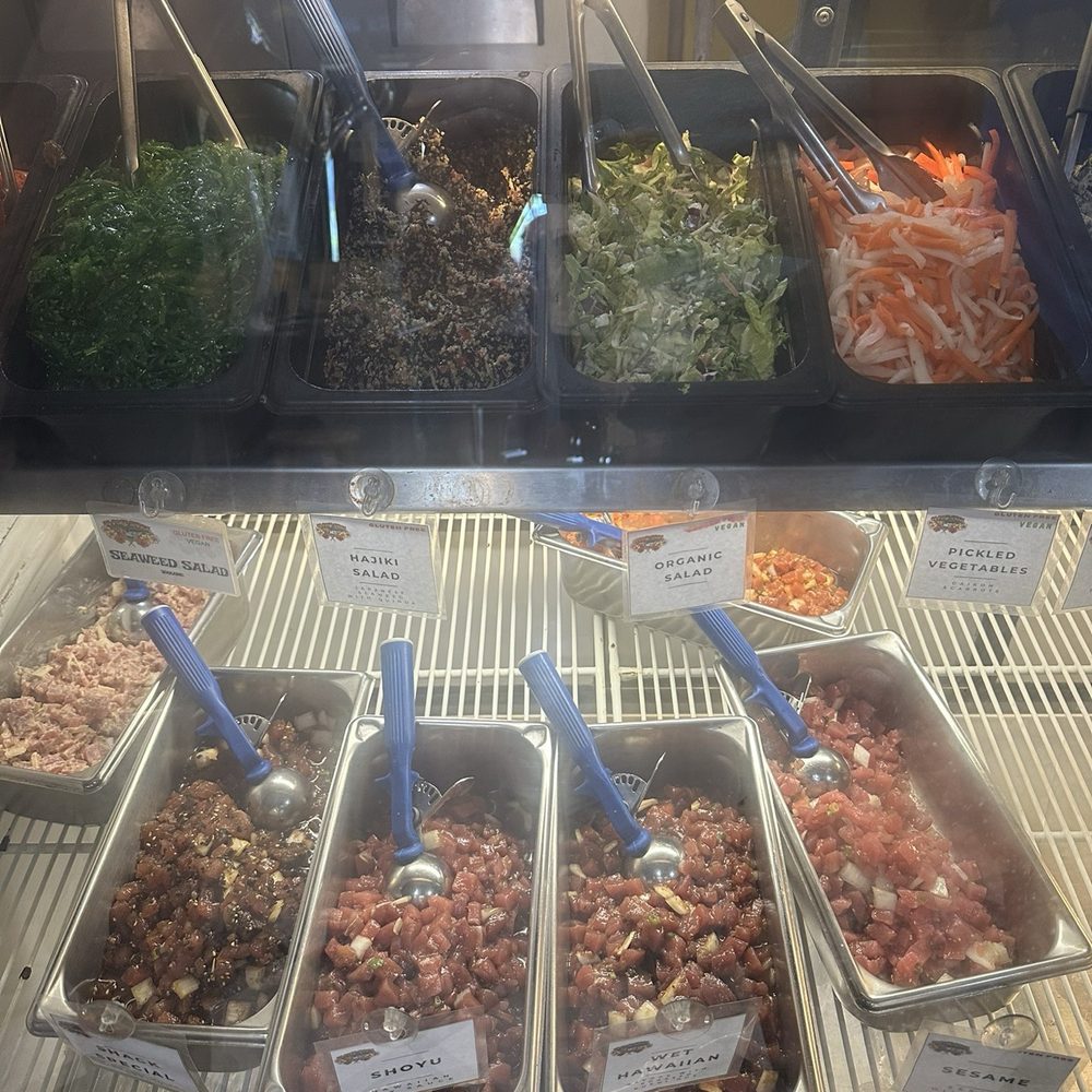 Da Poke Shack - Poke display case - Hawaiian Near Me - Kailua-Kona, Hawaii Da Poke Shack - Poke display case - Hawaiian Near Me - Kailua-Kona, Hawaii