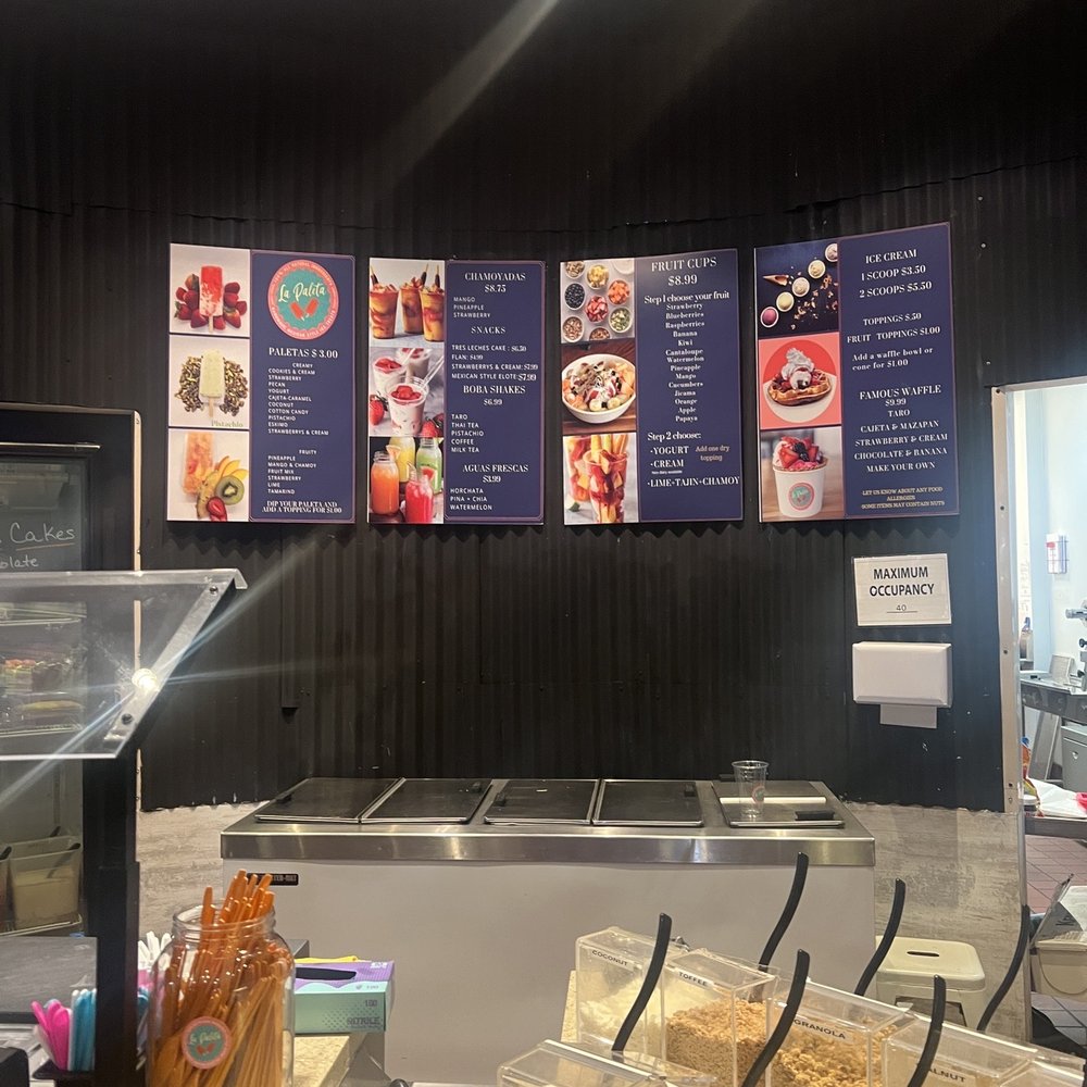 La Paleta - Menu - Ice Cream & Frozen Yogurt Near Me - Las Vegas, Nevada La Paleta - Menu - Ice Cream & Frozen Yogurt Near Me - Las Vegas, Nevada