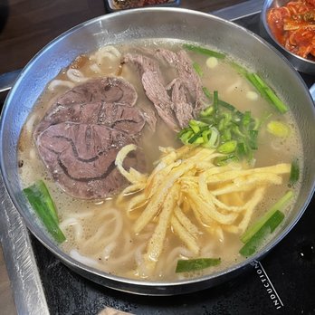 Hanbo Korean Noodle - Beef kalguksu ($16.90) - Korean Near Me - Calgary, Alberta