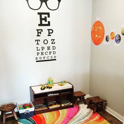 Erika B Ortega, OD -Vision First Optometry - Brand new kids play area to keep the kiddos entertained