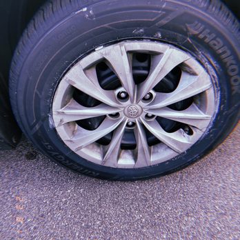 Mr. Tire Auto Service Centers - 4 new tires and this is how work was done yesterday. SMH. Never again. - Auto Repair Near Me - Garner, North Carolina Mr. Tire Auto Service Centers - 4 new tires and this is how work was done yesterday. SMH. Never again. - Auto Repair Near Me - Garner, North Carolina