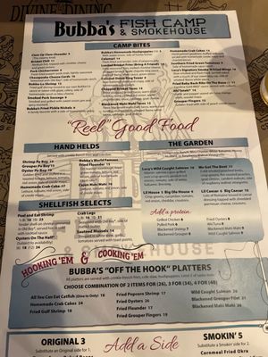 Menu photo 2 Bubba's Fish Camp & Smokehouse Myrtle Beach, SC Menu photo 2 Bubba's Fish Camp & Smokehouse Myrtle Beach, SC