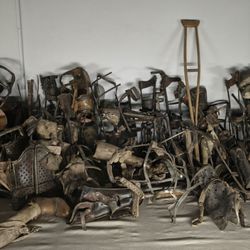 Państwowe Muzeum Auschwitz-Birkenau - Medical devices taken from prisoners before they were killed.
