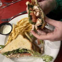 Chicken club sandwich