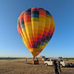 Yolo Ballooning Adventures - This was shortly after the balloon was raised.