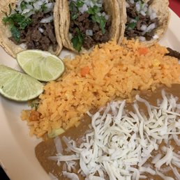 Asada taco combo Asada taco combo