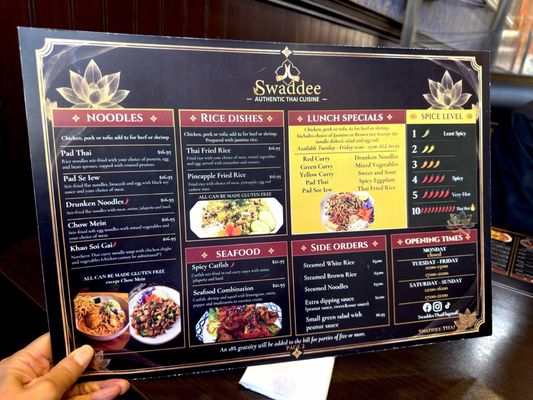 Menu photo 1 Swaddee Thai Flagstaff, AZ Menu photo 1 Swaddee Thai Flagstaff, AZ