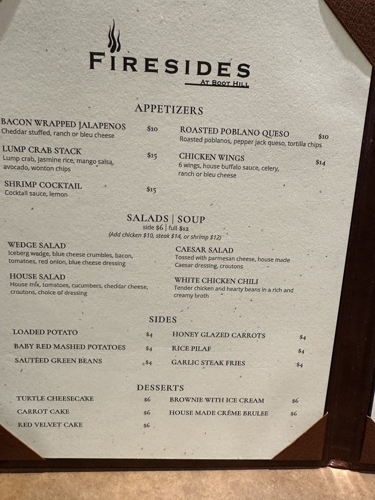 Firesides at Boot Hill