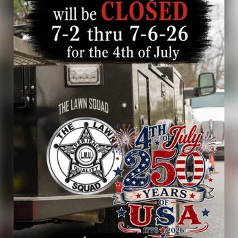 The Lawn Squad - The Lawn Squad - "Experience the Quality" Holiday Notice The Lawn Squad will be closed July 2 through July 6, 2026, - Landscaping Near Me - White, Georgia The Lawn Squad - The Lawn Squad - "Experience the Quality" Holiday Notice The Lawn Squad will be closed July 2 through July 6, 2026, - Landscaping Near Me - White, Georgia