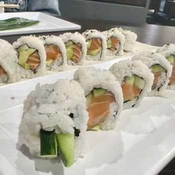Red Wasabi Sushi - Salmon Roll x 2. ( ^_^)b - Sushi Bars Near Me - West Covina, California Red Wasabi Sushi - Salmon Roll x 2. ( ^_^)b - Sushi Bars Near Me - West Covina, California