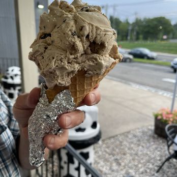 Cromwell Creamery - This pic does the waffle cone "two" sooo cone no justice - it's almost too much ice cream haha - Ice Cream & Frozen Yogurt Near Me - Cromwell, Connecticut Cromwell Creamery - This pic does the waffle cone "two" sooo cone no justice - it's almost too much ice cream haha - Ice Cream & Frozen Yogurt Near Me - Cromwell, Connecticut