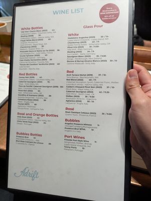 Menu photo 1 Adrift Anacortes, WA Menu photo 1 Adrift Anacortes, WA
