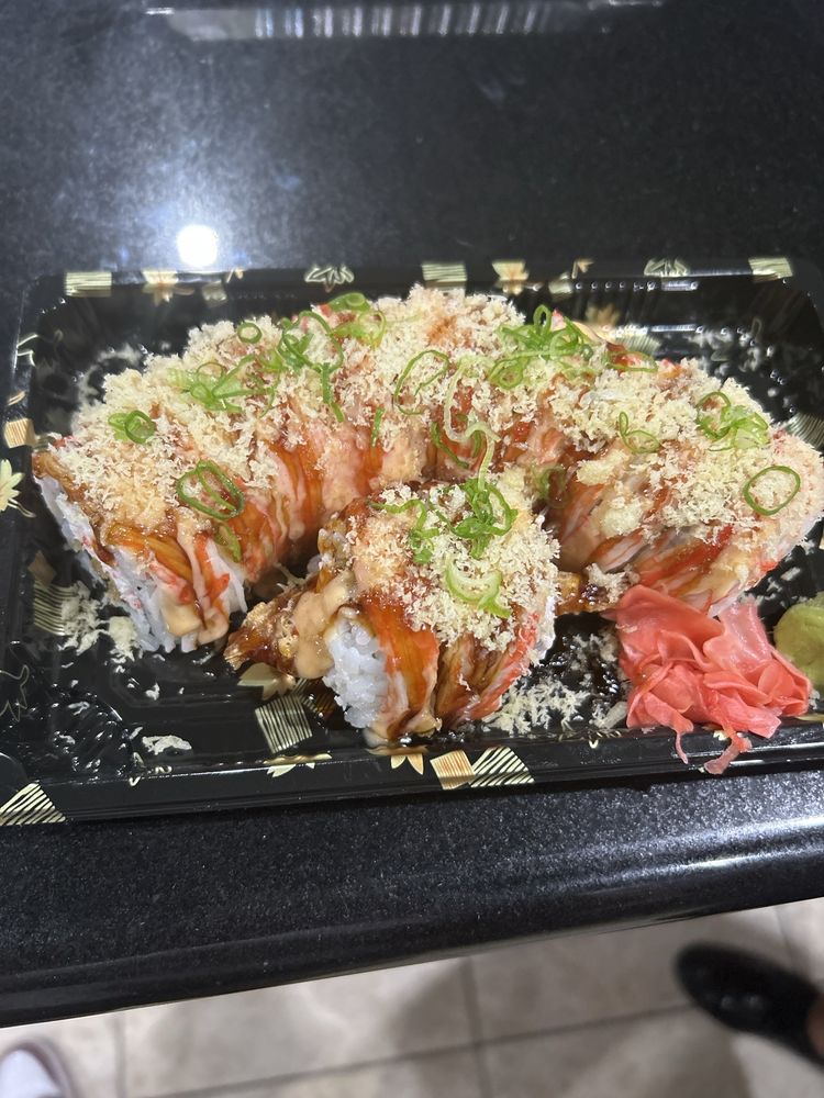 Food from Yummy Sushi & Hibachi