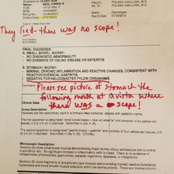CommonSpirit Longmont United Hospital - They LIED--my stomach was NOT scoped until the NEXT MONTH at AVISTA.  Please see THAT photo of the 5 ulcers I had!