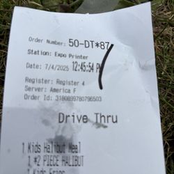Burgerville - Receipt of employee bashing America
