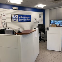 Service Department counter. Service Department counter.