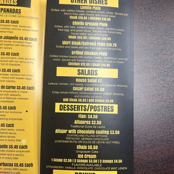 Orejano - Menu - Latin American Near Me - Aurora, Colorado