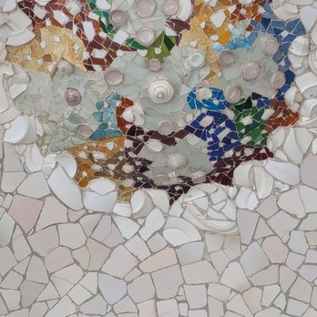 Parc Güell - Mosaics in the ceiling - Parks Near Me - Barcelona, B