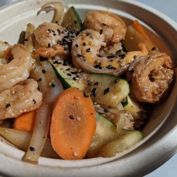 Yoshi Poke - Shrimp hibachi bowl fried rice - Poke Near Me - Charleston, South Carolina