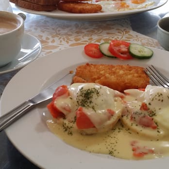 Marulilu Cafe - Salmon Benny....delicious! - Cafes Near Me - Vancouver, British Columbia