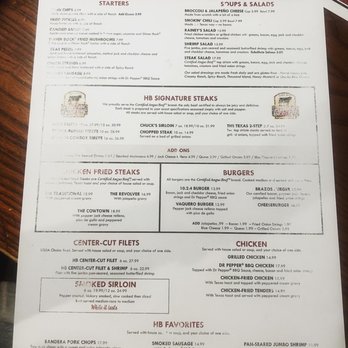 Hoffbrau Steak & Grill House - Menu - Steakhouses Near Me - Granbury, Texas Hoffbrau Steak & Grill House - Menu - Steakhouses Near Me - Granbury, Texas