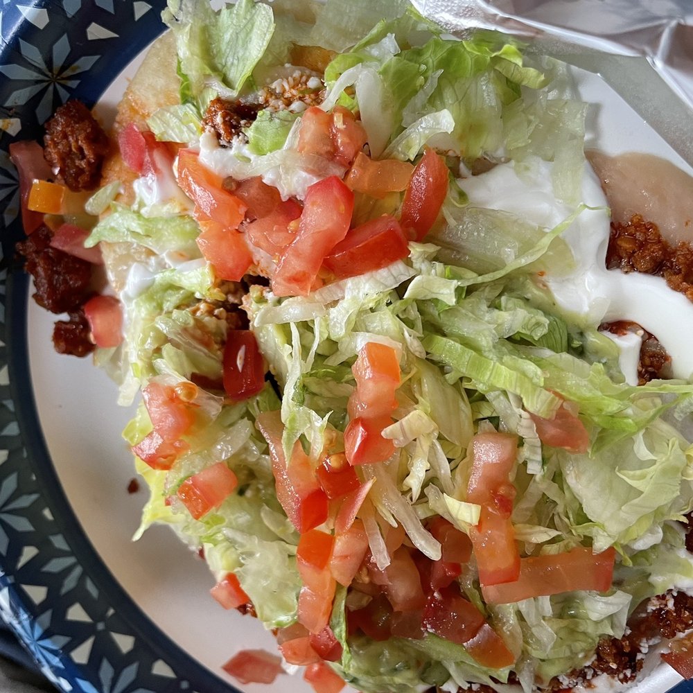 Taqueria Malverde - Huarache with chorizo - Food Trucks Near Me - West Yellowstone, Montana Taqueria Malverde - Huarache with chorizo - Food Trucks Near Me - West Yellowstone, Montana