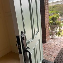 Front door handle hardware Front door handle hardware