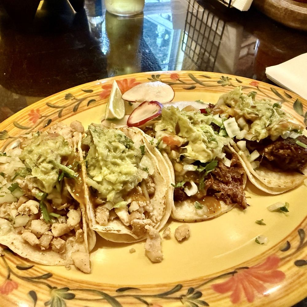 Zamorana - Chicken and asada taco platter. Yum! - Mexican Near Me - Vashon, Washington Zamorana - Chicken and asada taco platter. Yum! - Mexican Near Me - Vashon, Washington