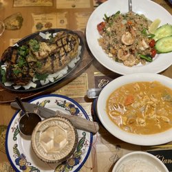 ImmDee Thai Restaurant & Bar - 102. Thai BBQ Chicken 51. Thai Fried Rice 63. Massaman Curry