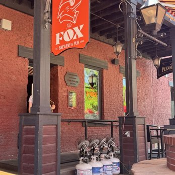 The Fox Restaurant & Brewery - This is the door that you go through, to get to the patio, from the restaurant. They also have a very big fire pit. Julie A - Brewpubs Near Me - Carson City, Nevada