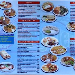 Taqueria Mar Y Tierra - Current menu (as of 07 June 2023)
