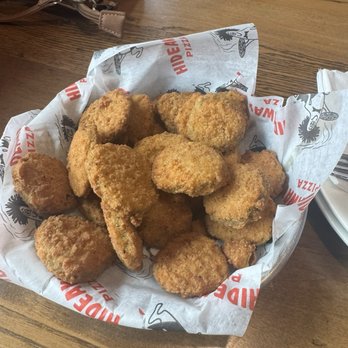 Hideaway Pizza - Fried Pickles - Pizza Near Me - Warr Acres, Oklahoma