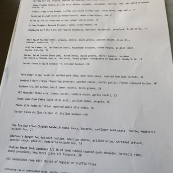 Emerson's - menu - Cocktail Bars Near Me - Pittsburgh, Pennsylvania