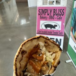 Simply Bliss Cafe - Chicken fat kid taco