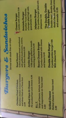 Menu photo 4 Bennys Tacos Universal City, TX