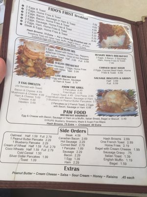 Menu photo 6 Dog House Diner Washington, PA