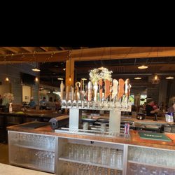 Mountain State Brewing - Sitting at the outside bar looking in on a beautiful night!