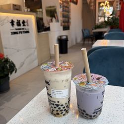 Xing Fu Tang - Brown Sugar Pearl Milk Tea and Taro Milk Tea - best boba!! The texture is perfect. Taro was also delicious. 10/10