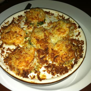 Seasons 52 - Crab shrimp stuffed mushrooms - New American Near Me - Costa Mesa, California Seasons 52 - Crab shrimp stuffed mushrooms - New American Near Me - Costa Mesa, California