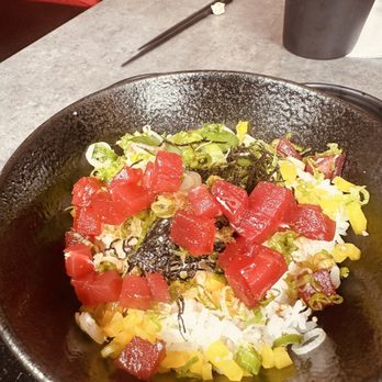 Suehiro DTLA - Ochazuke topped w tuna and salmon - Ramen Near Me - Los Angeles, California Suehiro DTLA - Ochazuke topped w tuna and salmon - Ramen Near Me - Los Angeles, California