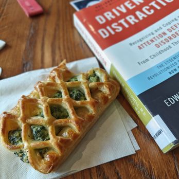 PJ's Coffee - Spinach Feta pie - Good. The book is good too :) @booki.shgal_eats - Coffee & Tea Near Me - Linthicum Heights, Maryland PJ's Coffee - Spinach Feta pie - Good. The book is good too :) @booki.shgal_eats - Coffee & Tea Near Me - Linthicum Heights, Maryland
