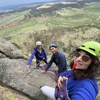 Devils Tower Lodge - "Only" 400 feet up - Abby, Curtis and Carlos - Hotels Near Me - Devils Tower, Wyoming