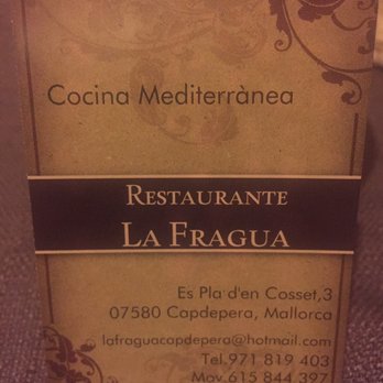La Fragua - Mediterranean Near Me - Capdepera, PM